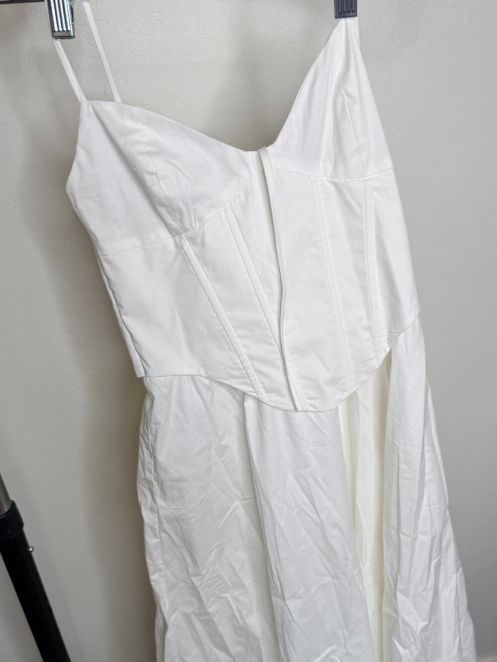 🤍 Babyboo White Corset Midi Dress (Broken Strap) NWT | Size S